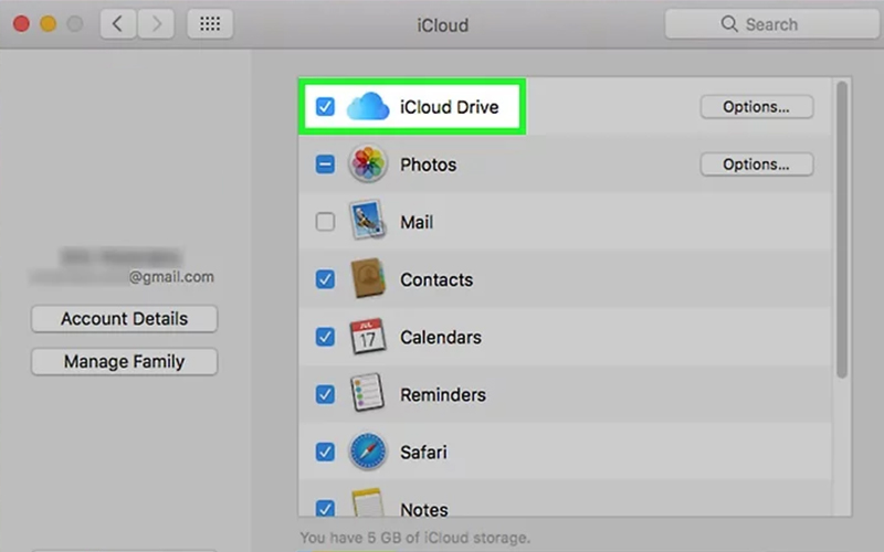 Cách đổi iCloud trên Macbook qua hệ thống bước 4